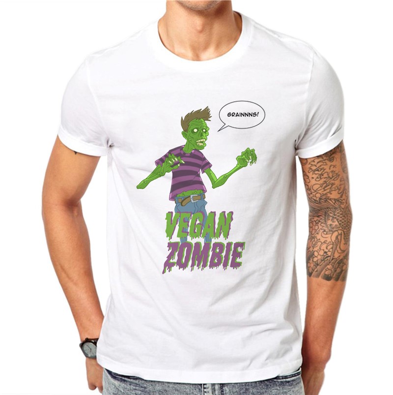 Tričko vegan zombie