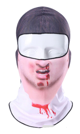 3D kukla muž s krví