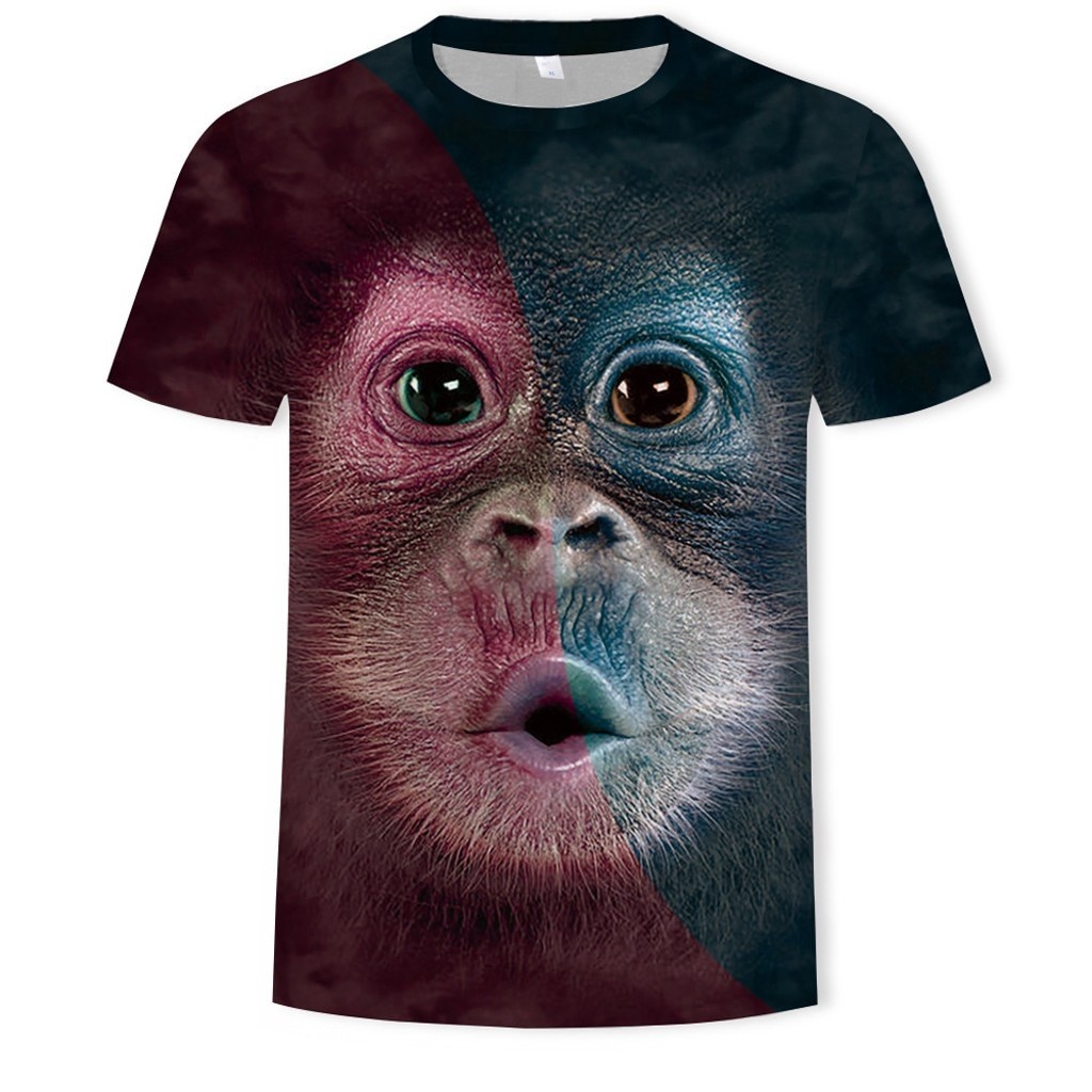 Tričko opička barevná